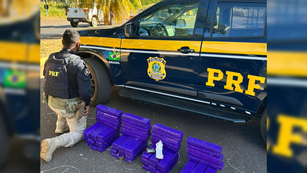 PRF prende homem por tráfico e apreende 72 barras de maconha na...